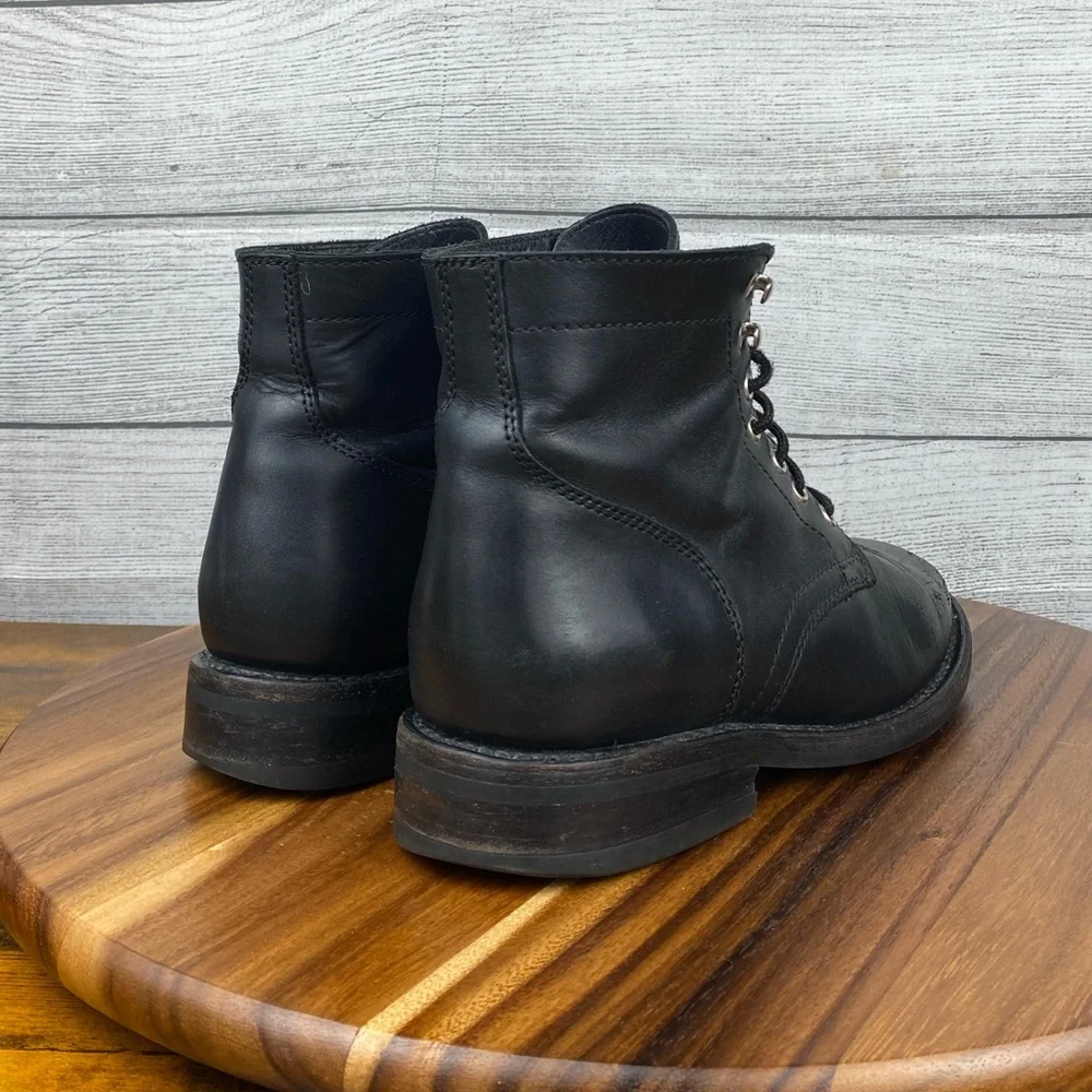 Thursday Boot Co President Black Matte Lace Up Boots Men’s Shoe Size 8
